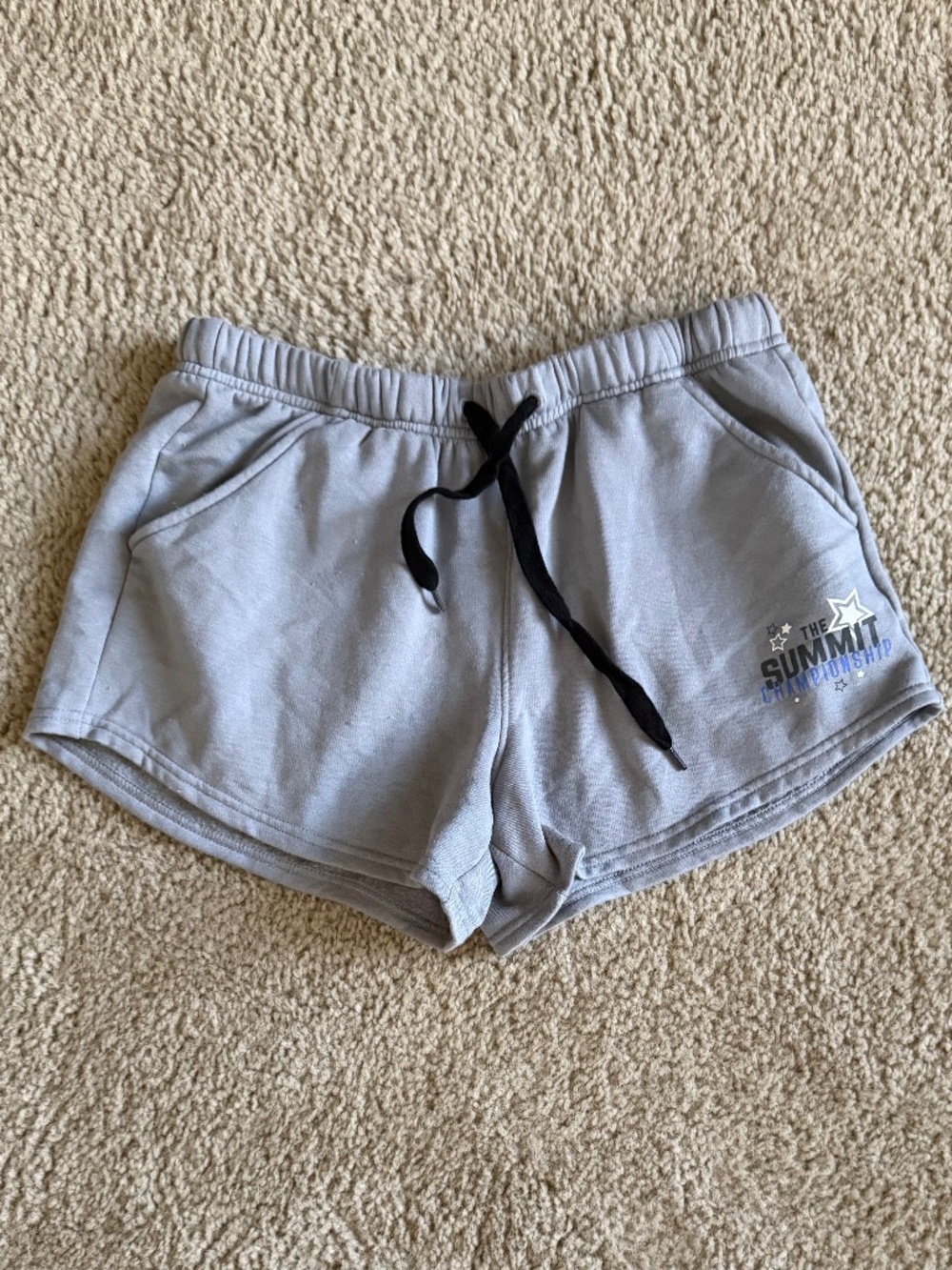 Varsity Spirit grey sweat shorts cheerleading  “The Summit Championship” , M